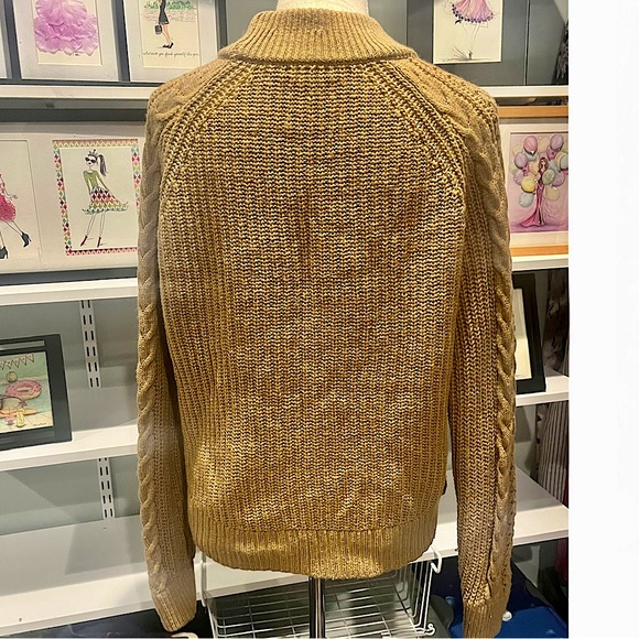 J. Crew Azra Pom Pom Cable Knit Lambswool Blend Pullover Sweater - Picture 3 of 16